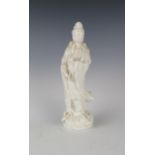 A Chinese Blanc de Chine Figurine of Quan Yin, 32cm high