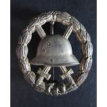 A WWI German Cut Our Wound Badge
