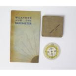 A Boxed Negretti & Zambra Pocket Barometer with instruction booklet