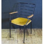 A Ladderax Chair by Robert Heals, square leg