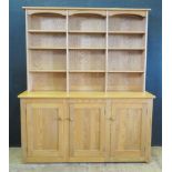 A Modern Ercol Oak Dresser, 164(w) X 193(h) x 48.5(d) cm