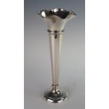 A Large George V Loaded Presentation Vase, Birmingham 1919/1925?, Walker & Hall, 27cm