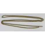 A Victorian 9ct Gold Guard Chain, c. 30", 44.5g