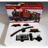 A Hornby OO Gauge R1185 Santa's Express Train Set Boxed (missing power connector rail piece)