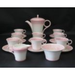 A Shelley Coffee Set for Eight, pattern W12872