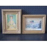 Two Small Pictures, largest 22.5 x 17.5cm