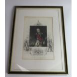 An Horatio Viscount Nelson Engraving, image size 24.5 x 16.5cm, F&G