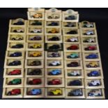 48 Lledo 1950 Morris Z Vans, mostly rarer variations, some Code 3 boxed (all different)