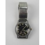 A Gent's TITUS Steel Cased Wristwatch, 33mm case. Running