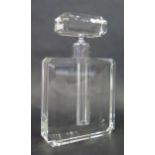 A Large Slice Cut Glass Scent Bottle, 26cm