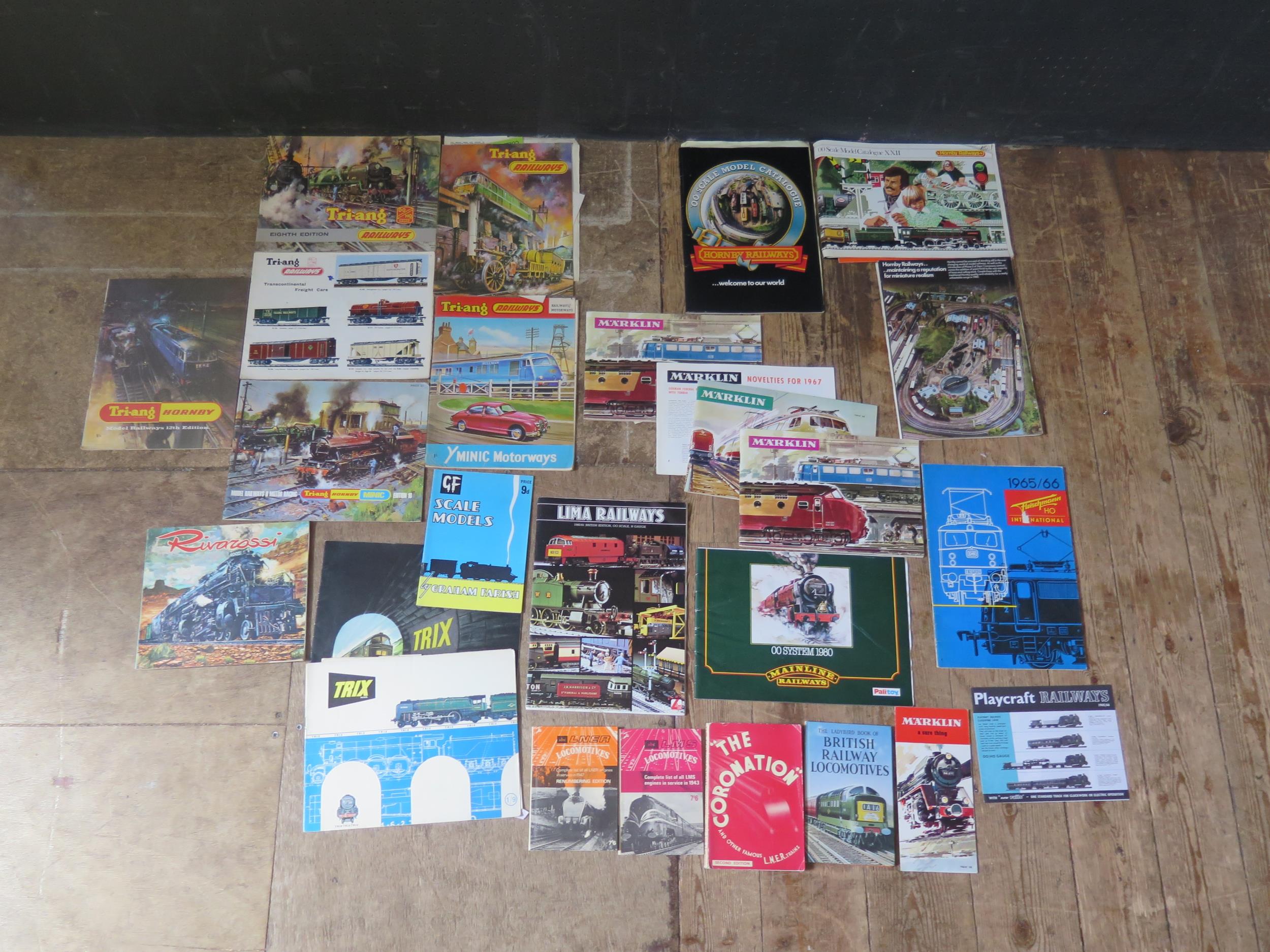 A Collection of Model Railway Brochures and Reference Books Including Hornby, Graham Farish,