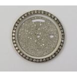 A Gold and Diamond Watch Dial and Bezel for a Day-Date Watch, dial 28mm, bezel 36mm