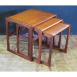 A Nest of Three G-Plan Teak Occasional Tables
