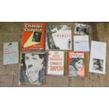 A Collection of Books on Charlie Chaplin including a signed autobiography, signed copy of The