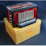 A Boxed German Accordion