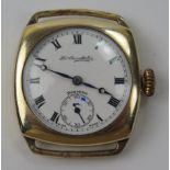 A Thomas Russell & Son Premier Dennison Cased Wristwatch with 7 jewel movement no. 106430, 30.5mm