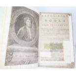 Exposition on The Books of The Old Testament, John Marchant, Printed and Sold by R. Walker (1745)