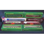 Eight OO Gauge Passenger Coaches Including Replica Railways, Jouef and Hornby Toplink