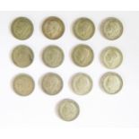 A Selection of .50 Silver Florin Coins, 132g