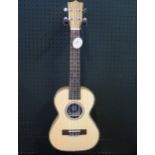 Excelsior SU46TA Tenor Ukulele - spruce, zebrano, abalone decoration - ex-shop stock in shipping box