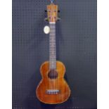 Excelsior DDS-27 Tenor Ukulele - koa, gloss finish, abalone sound hole decoration, elaborate