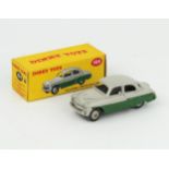 A Dinky Toys 164 Vauxhall Cresta Saloon with green lower, grey upper, plain number plate and grey