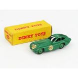 A Dinky 163 Bristol 450 Sports Coupe in British racing green, green hubs, RN '27' in type 1 non-