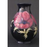 Moorcroft 7.5" Anemone Pattern Vase