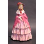 Royal Doulton A Victorian Lady HN727. Hairline to base