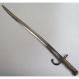 A French 1872 Pattern Bayonet, guard no. X 7??