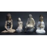 Three Royal Copenhagen Figurines _ 4027, 2342, 3321 and Dahl Jensen 1392
