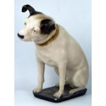 Modern 'Nipper' HMV Resin Dog Ornament, 35.5cm high