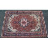 A Tabriz Hand Knotted Rug, 285cm x 205cm