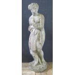 Reconstituted Stone Garden Statue, c. 80cm high