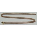 A 26" 9ct Gold Chain, 8.2g