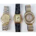 1960's ROTARY Automatic Wristwatch (running, one other ROTARY (quartz movement, not running) and