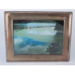 Modern Silver Easel Back Photograph Frame, 7x5" aperture