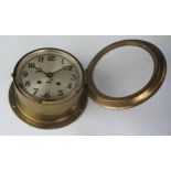 Chelsea Ship's Bell Ship's Bulkhead Clock, 5.5" dial