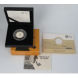 ROYAL MINT 2019 SHERLOCK HOLMES SILVER PROOF FIFTY PENCE 50p COIN BOX & COA,