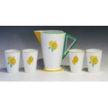 Shelley Art Deco Lemonade Set