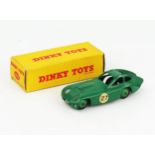 An Unusual Error? Dinky 163 Bristol 450 Sports Coupe in british racing green, green hubs, RN '27'