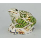 Royal Crown Derby Toad Limited Edition Paperweight, 1718/3500
