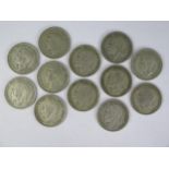 UK .50 Silver Coins, 169g