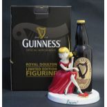 Royal Doulton Guinness Harpist MCL29 Ltd. Ed. Figurine, no. 343, boxed with COA