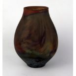 Tim Andrews _ Studio Pottery Vase with iridescent oxide finish, 16.5cm tall