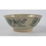 Tek Sing Chinese Porcelain Bowl, Nagel auctions label to base, 14.5cm diam.