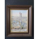 Harley Crossley, Lynmouth 1983, oil on canvas, framed, 54 x 44cm