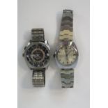 Cingler Automatic Steel Cased Wristwatch (A/F) and Josmar watch (running)