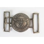 WWII German Deutsche Reichsbahn Belt Buckle, maker R.Z.M.