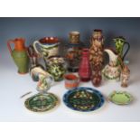Torquay Ware Pottery, a collection of Aller Vale, Watcombe and Motto ware, (16).